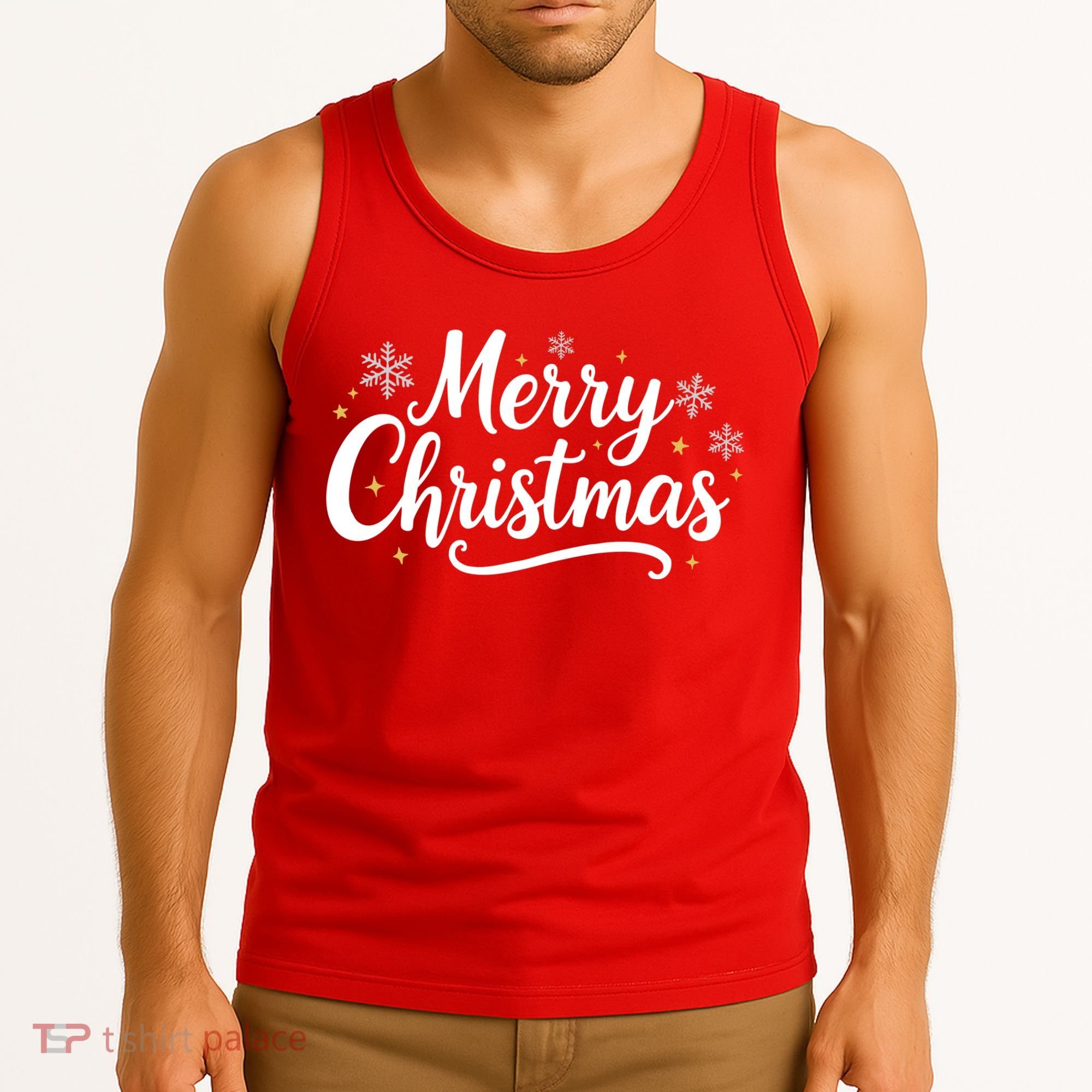 Classical Merry Christmas Tank Top