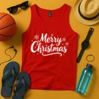 Classical Merry Christmas Tank Top thumb 4
