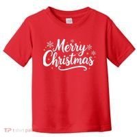 Classical Merry Christmas Toddler T-Shirt thumb 0