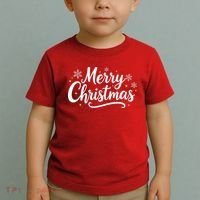 Classical Merry Christmas Toddler T-Shirt thumb 2
