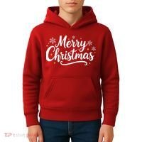 Classical Merry Christmas Kids Hoodie thumb 4