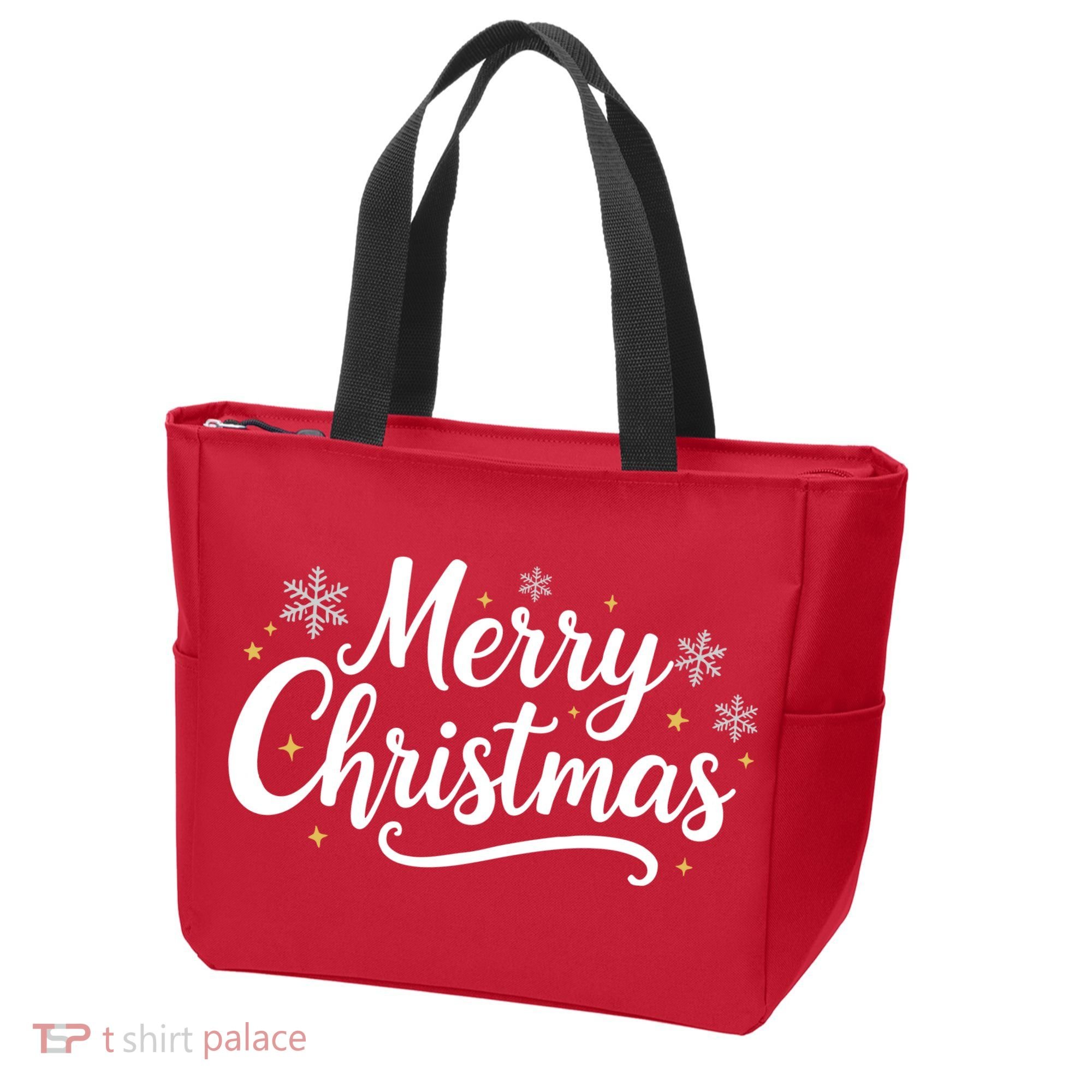 Classical Merry Christmas Tote Bag
