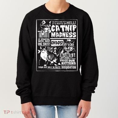 Catnip Madness Cute Kitten Cat Lover Gift For Cat Owners Women's Sweatshirt