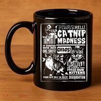 Catnip Madness Cute Kitten Cat Lover Gift For Cat Owners 11oz C Handle Ceramic Mug thumb 4