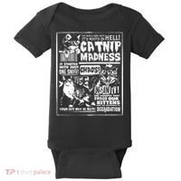 Catnip Madness Cute Kitten Cat Lover Gift For Cat Owners Baby Bodysuit thumb 0