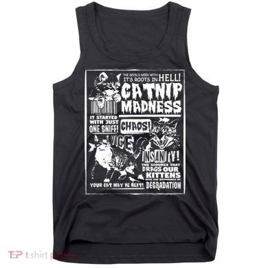 Catnip Madness Cute Kitten Cat Lover Gift For Cat Owners Tank Top