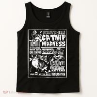 Catnip Madness Cute Kitten Cat Lover Gift For Cat Owners Tank Top thumb 2