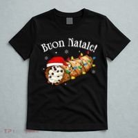 Cannolo Merry Christmas In Italian Buon Natale Long Sleeve T-Shirt thumb 5