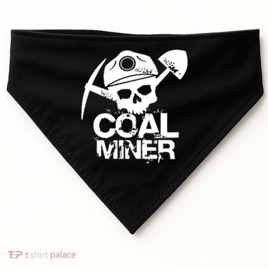 Coal Miner USA-Made Doggie Bandana