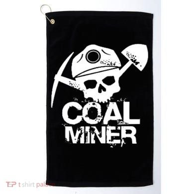 Coal Miner Golf Towel