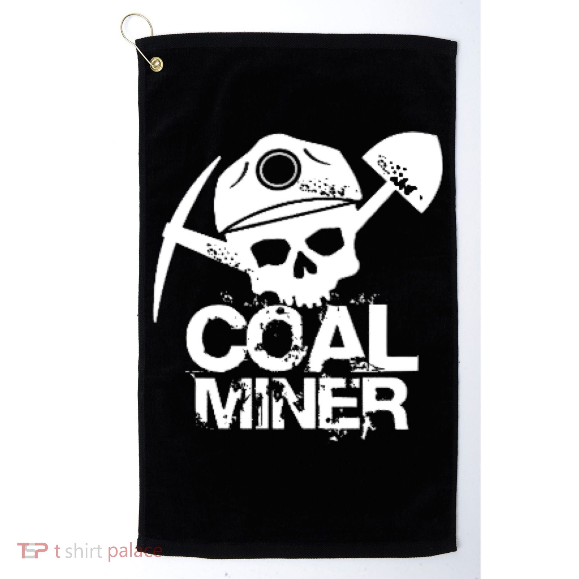 Coal Miner Golf Towel