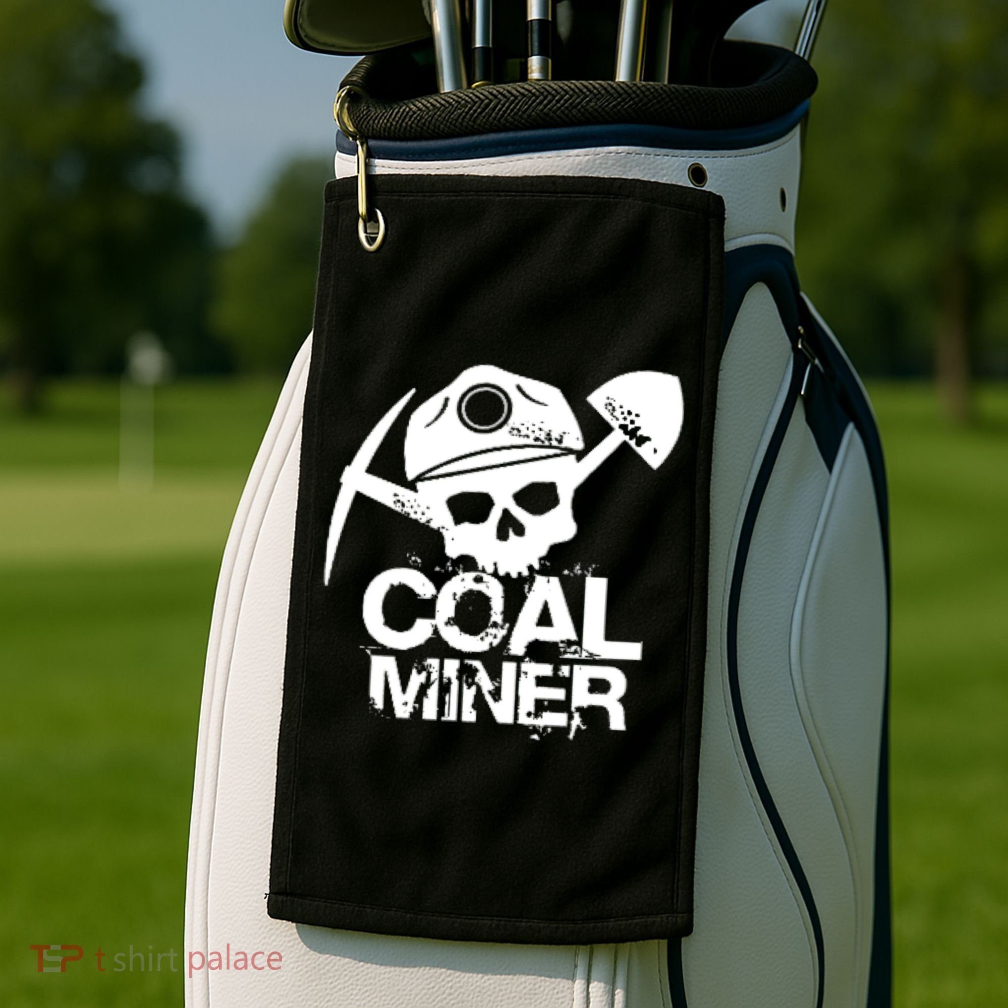 Coal Miner Golf Towel