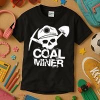 Coal Miner Kids T-Shirt thumb 3