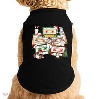 Christmas Music Cassette Tapes Christmas Tree Funny Xmas Gift Doggie Tank thumb 0