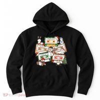Christmas Music Cassette Tapes Christmas Tree Funny Xmas Gift Hoodie thumb 0