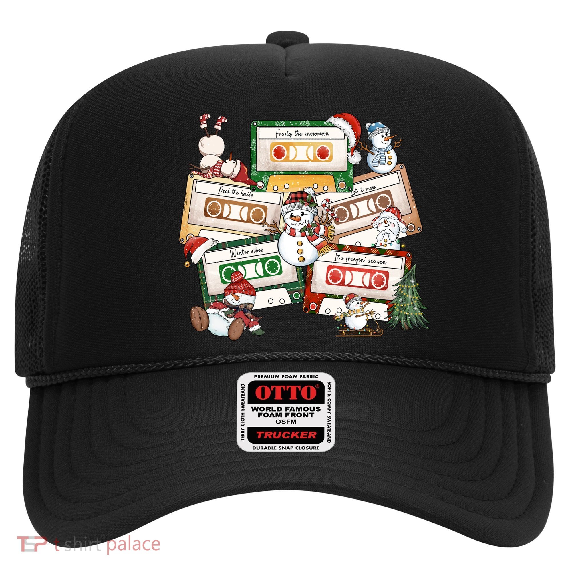 Christmas Music Cassette Tapes Christmas Tree Funny Xmas Gift Hat