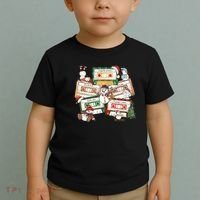 Christmas Music Cassette Tapes Christmas Tree Funny Xmas Gift Toddler T-Shirt thumb 2