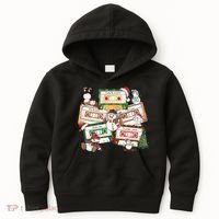 Christmas Music Cassette Tapes Christmas Tree Funny Xmas Gift Kids Hoodie thumb 0