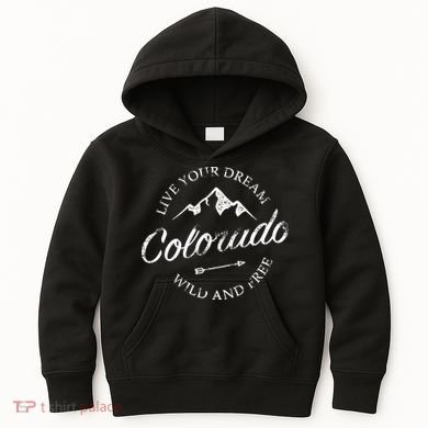Colorado Mountains Kids Hoodie