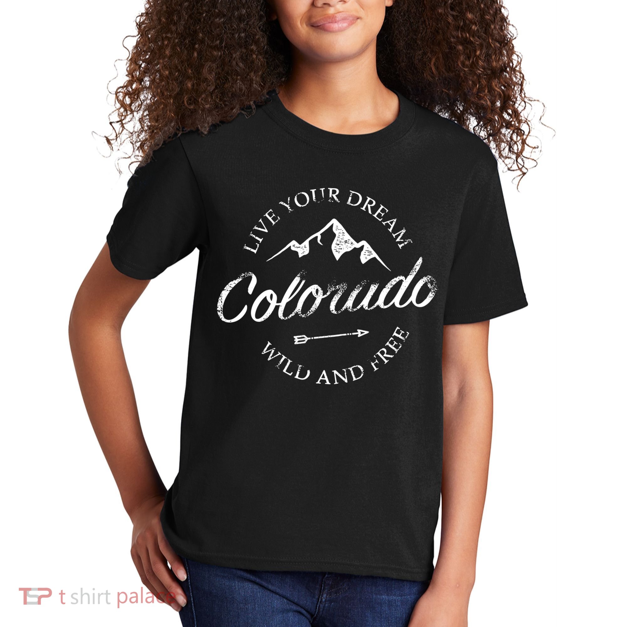 Colorado Mountains Kids T-Shirt