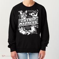 Catnip Madness Cute Kitten Funny Cat Pet Humor Women's Sweatshirt thumb 0
