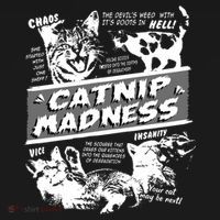 Catnip Madness Cute Kitten Funny Cat Pet Humor Women's Hoodie thumb 2