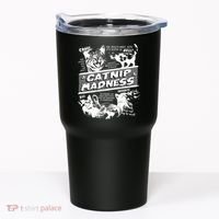 Catnip Madness Cute Kitten Funny Cat Pet Humor Tumbler thumb 0