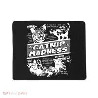 Catnip Madness Cute Kitten Funny Cat Pet Humor Mousepad thumb 0