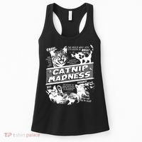 Catnip Madness Cute Kitten Funny Cat Pet Humor Women's Tank Top thumb 0