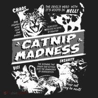 Catnip Madness Cute Kitten Funny Cat Pet Humor Hat thumb 2