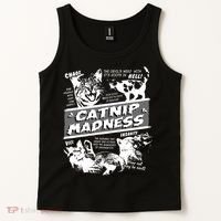 Catnip Madness Cute Kitten Funny Cat Pet Humor Tank Top thumb 2