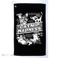 Catnip Madness Cute Kitten Funny Cat Pet Humor Golf Towel thumb 0