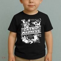 Catnip Madness Cute Kitten Funny Cat Pet Humor Toddler T-Shirt thumb 2