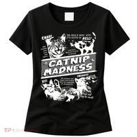 Catnip Madness Cute Kitten Funny Cat Pet Humor Women's T-Shirt thumb 0