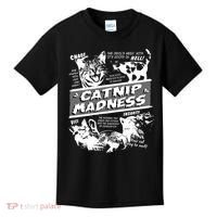 Catnip Madness Cute Kitten Funny Cat Pet Humor Kids T-Shirt thumb 0