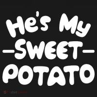 Cute Matching Couples He's My Sweet Potato Sweatshirt thumb 3