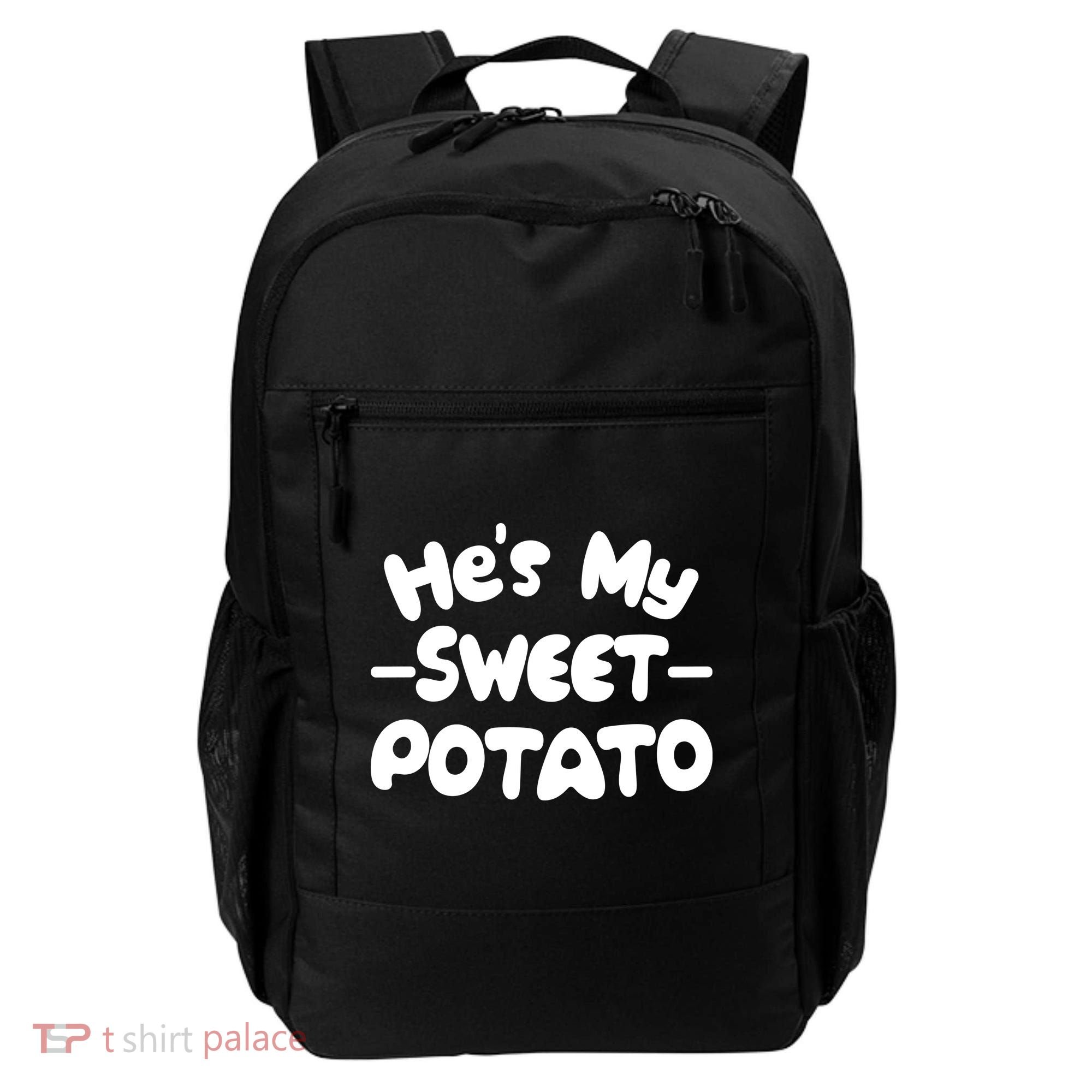 Cute Matching Couples He's My Sweet Potato Backpack
