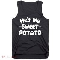 Cute Matching Couples He's My Sweet Potato Tank Top thumb 0