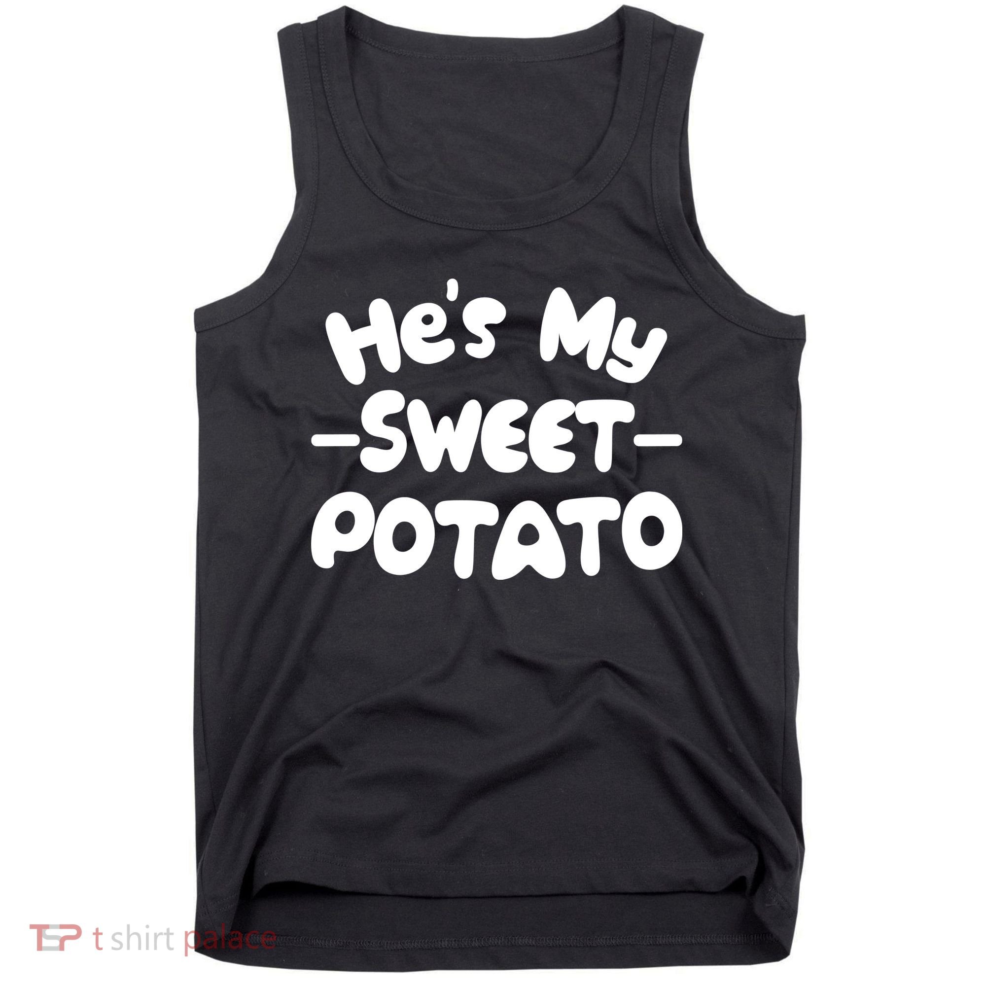 Cute Matching Couples He's My Sweet Potato Tank Top