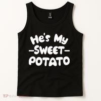 Cute Matching Couples He's My Sweet Potato Tank Top thumb 2