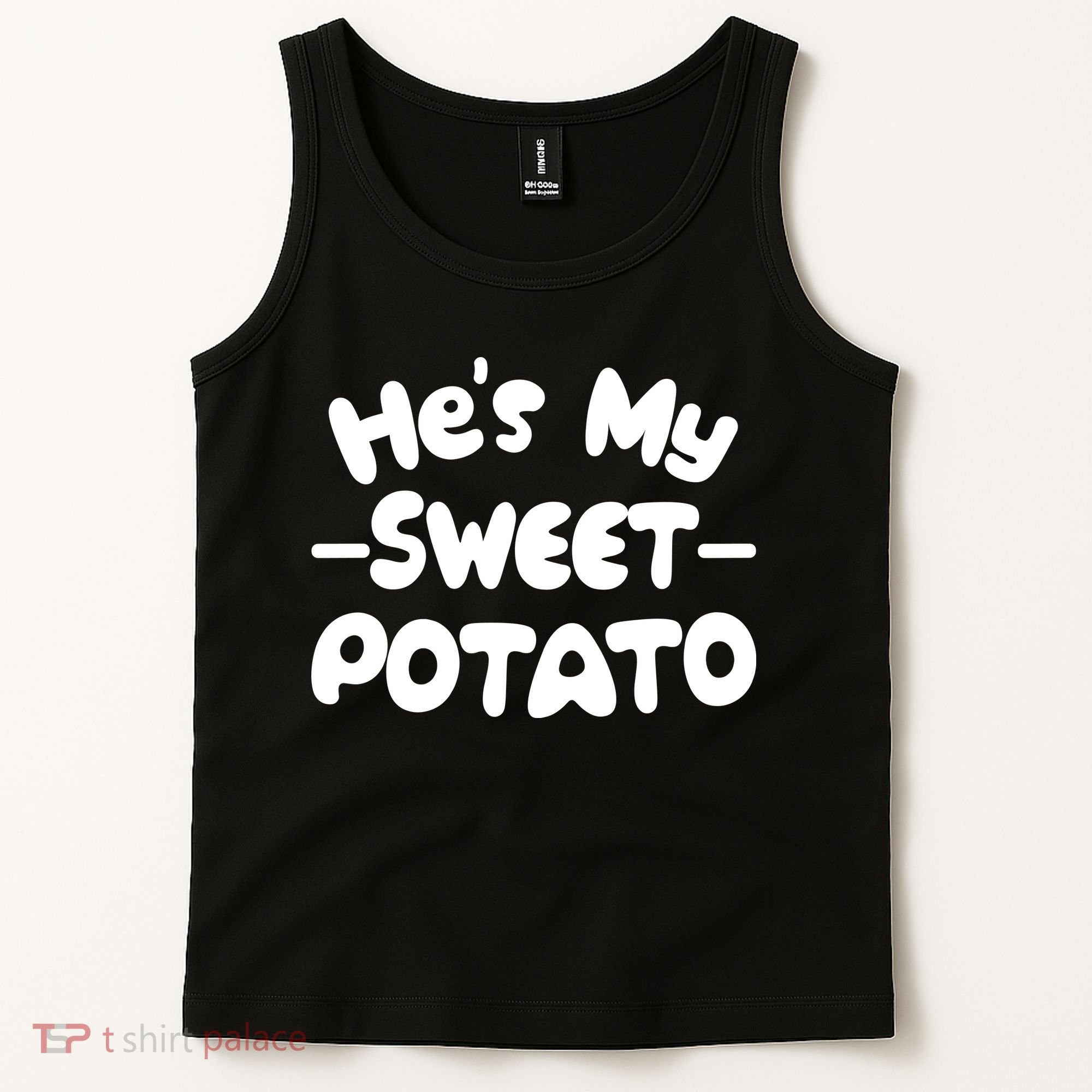 Cute Matching Couples He's My Sweet Potato Tank Top