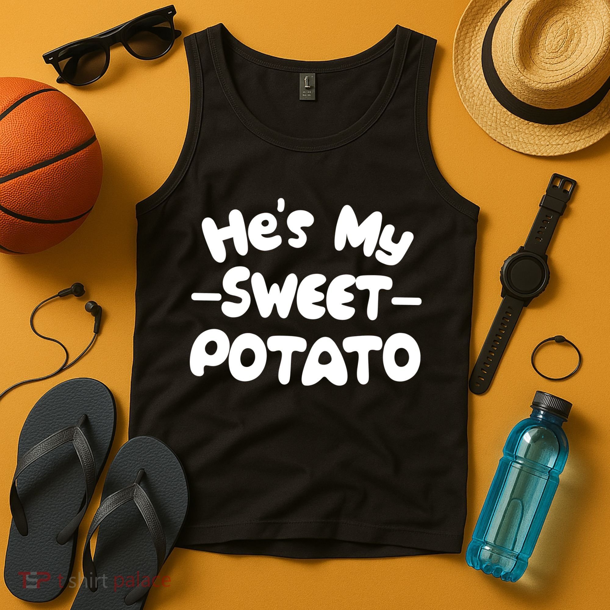 Cute Matching Couples He's My Sweet Potato Tank Top