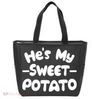 Cute Matching Couples He's My Sweet Potato Tote Bag thumb 0