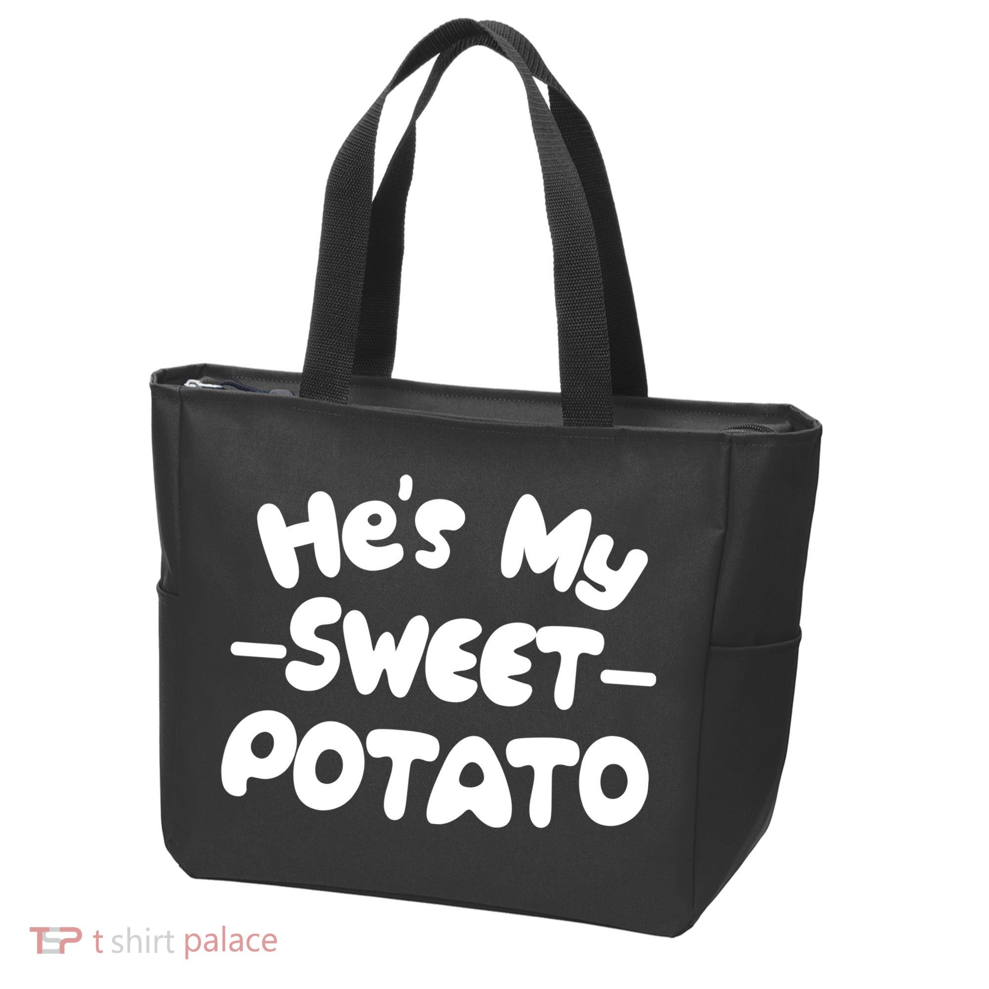 Cute Matching Couples He's My Sweet Potato Tote Bag