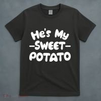 Cute Matching Couples He's My Sweet Potato T-Shirt thumb 4