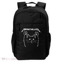 Cat Meowtallica Cat Rock Music Funny Backpack thumb 0