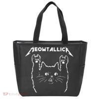 Cat Meowtallica Cat Rock Music Funny Tote Bag thumb 0