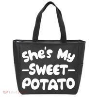 Cute Matching Couples She's My Sweet Potato Tote Bag thumb 0