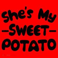 Cute Matching Couples She's My Sweet Potato Santa Hat thumb 1