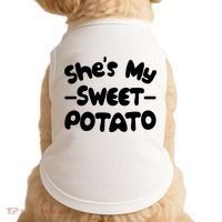Cute Matching Couples She's My Sweet Potato Doggie Tank thumb 0